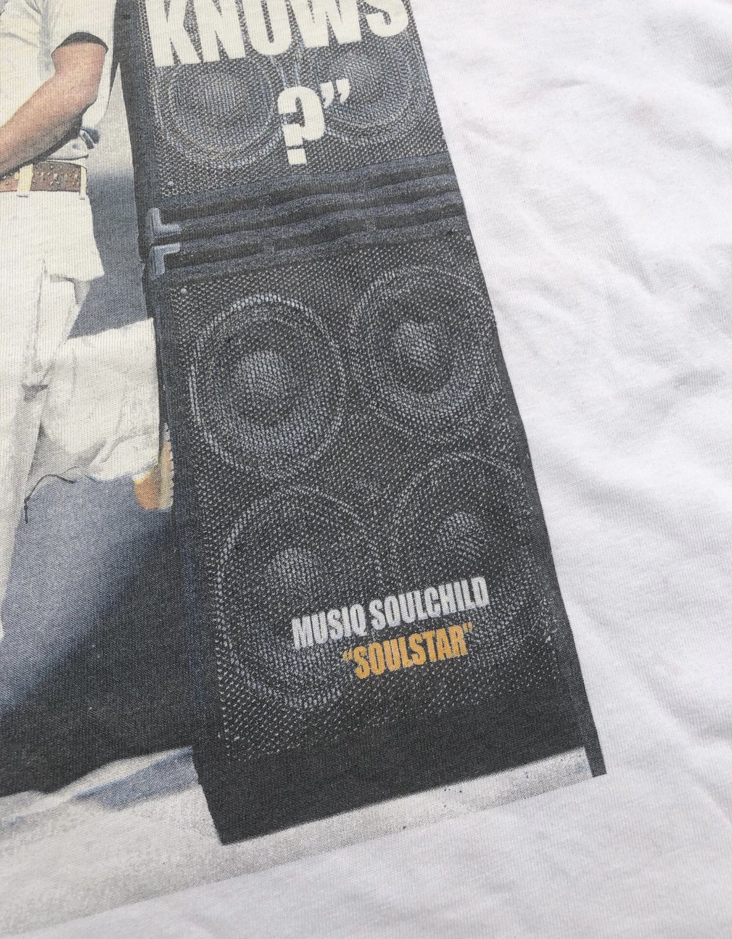 Rap Tees 🔥Vintage Y2K 03' MUSIQ SOULCHILD 'Soulstar' T-Shirt Raptees Size US XXL / EU 58 / 5 - 5 Thumbnail