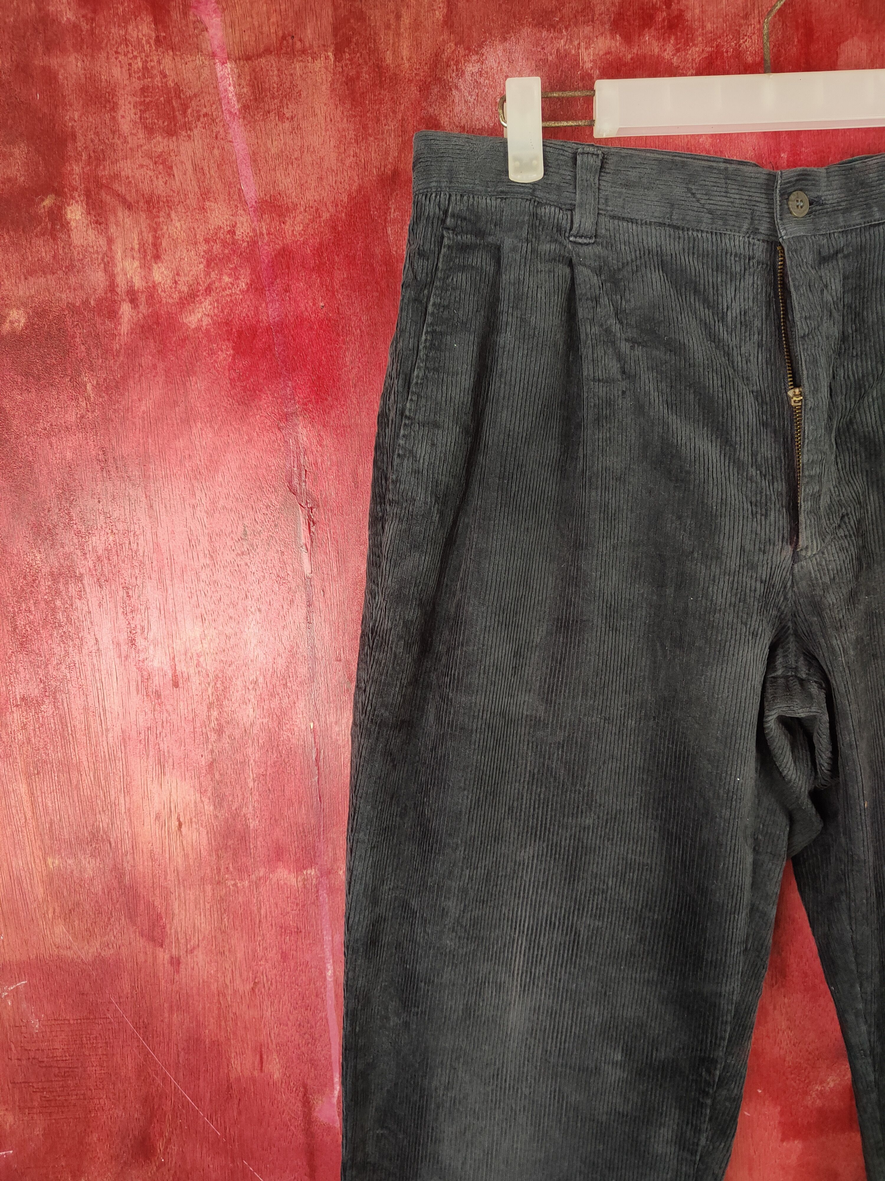 Uniqlo Uniqlo vintage japan Dark Blue Corduroy Pants #S1383 Size US 35 - 3 Thumbnail