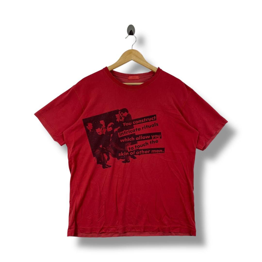 Barbara Kruger × Vintage Vintage BARBARA KRUGER you construct intricate ritual tee Size US XL / EU 56 / 4 - 1 Thumbnail