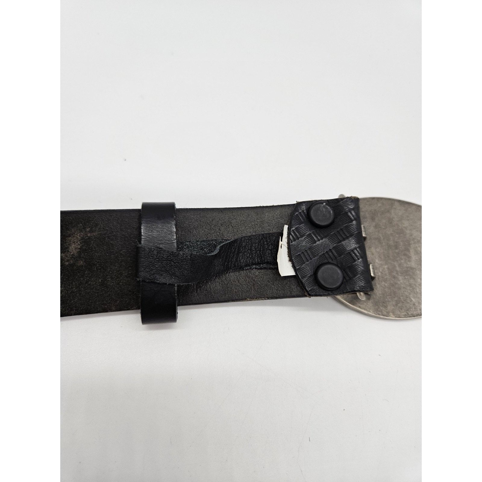 Dickies Dickies Men's Black Leather Work Belt L 38-40 Buckle Size 38 - 10 Thumbnail