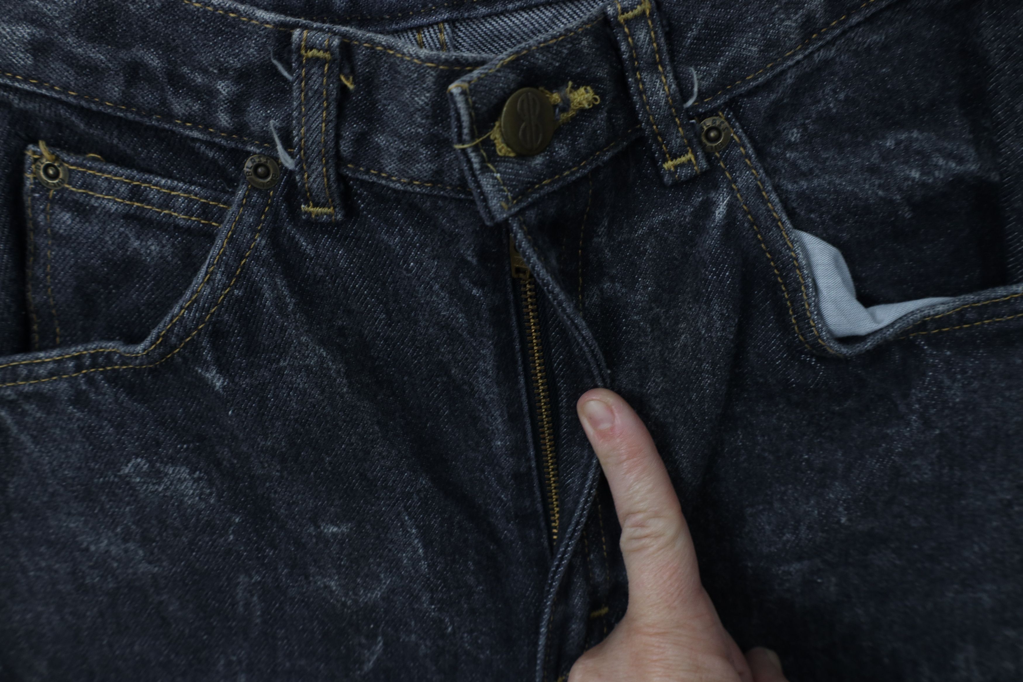 Vintage Deadstock Vintage 90s Streetwear Straight Leg Jeans USA Size 28" / US 6 / IT 42 - 5 Thumbnail