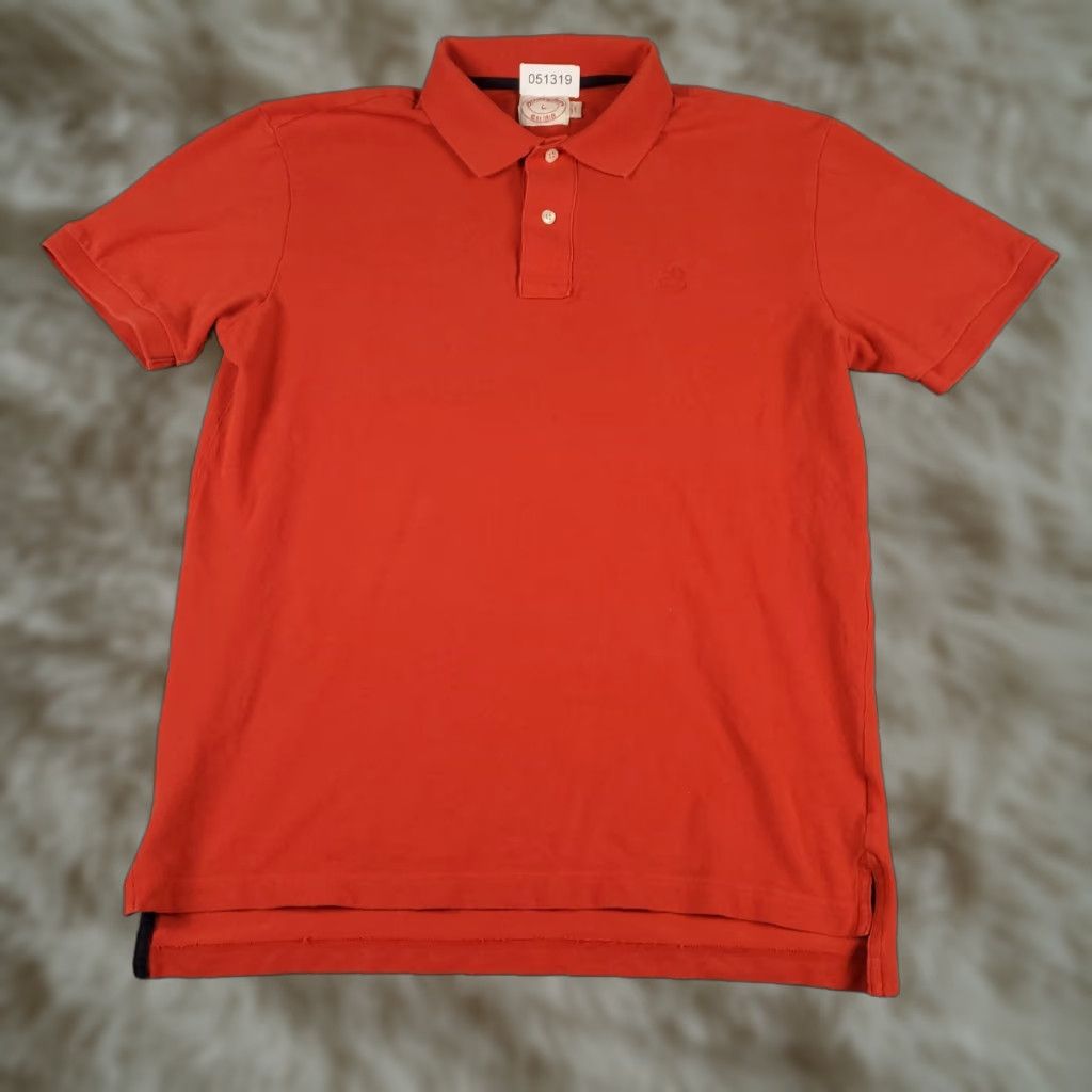 Brooks Brothers BROOKS BROTHERS Polo Shirt Mens Large Red Casual Short Sleeve Cotton Button-Front Classic Preppy Brand Baseball Golf Size US L / EU 52-54 / 3 - 1 Thumbnail