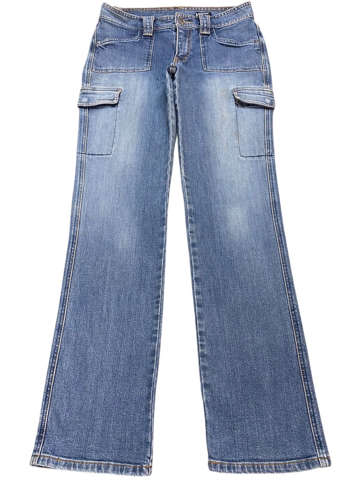 Japanese Brand Japanese Brand Blue Wash Carpenter Cargo Slim Jeans Size US 30 / EU 46 - 1 Thumbnail