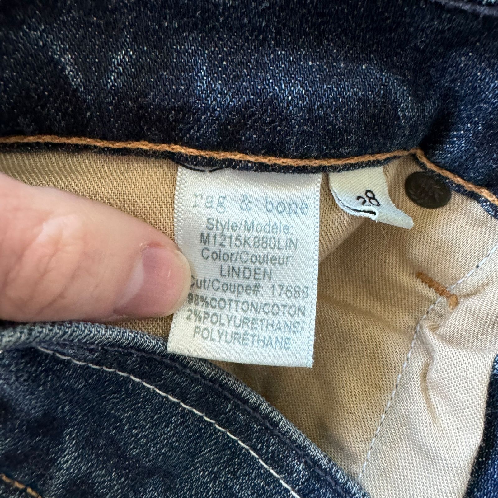 Rag & Bone NEW Rag & Bone Standard Issue Fit 3 Classic Jean Linden Wash Size US 28 / EU 44 - 8 Thumbnail