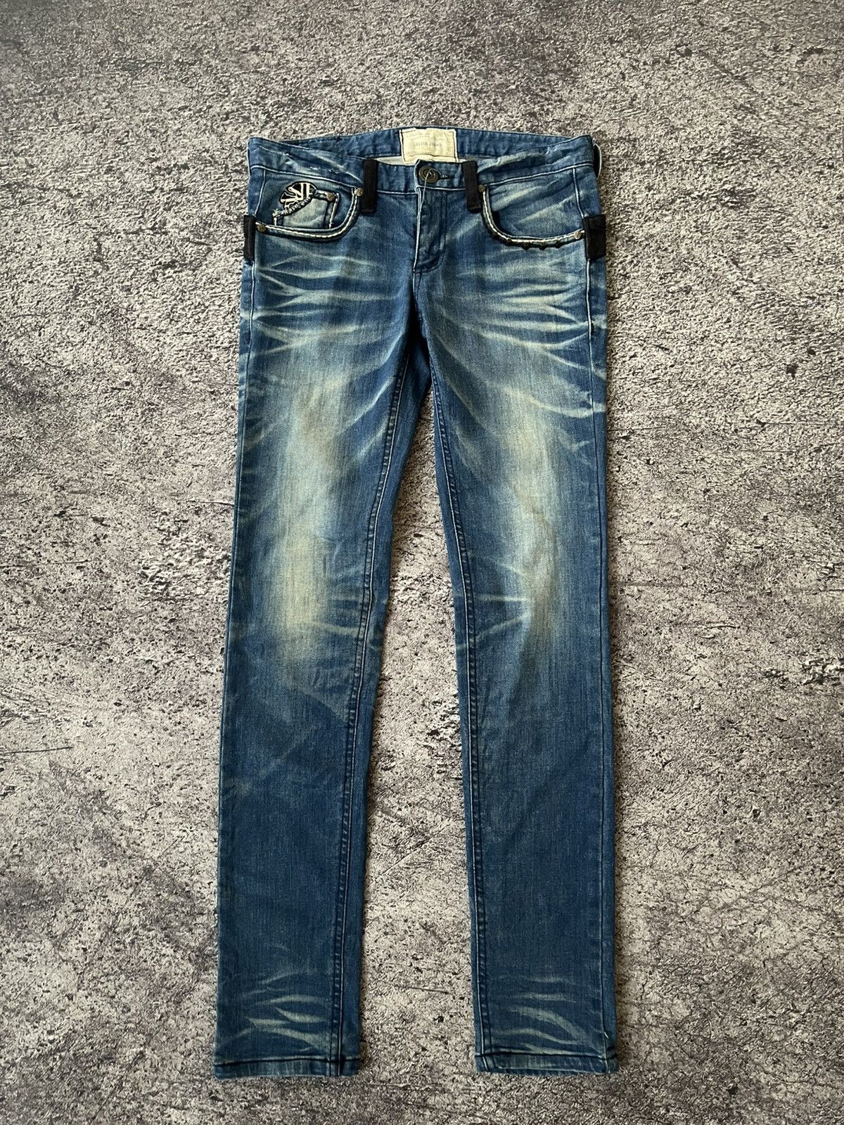Japanese Brand Lolita skull ifsixwasnine poem skinny jeans Size 28" / US 6 / IT 42 - 5 Thumbnail