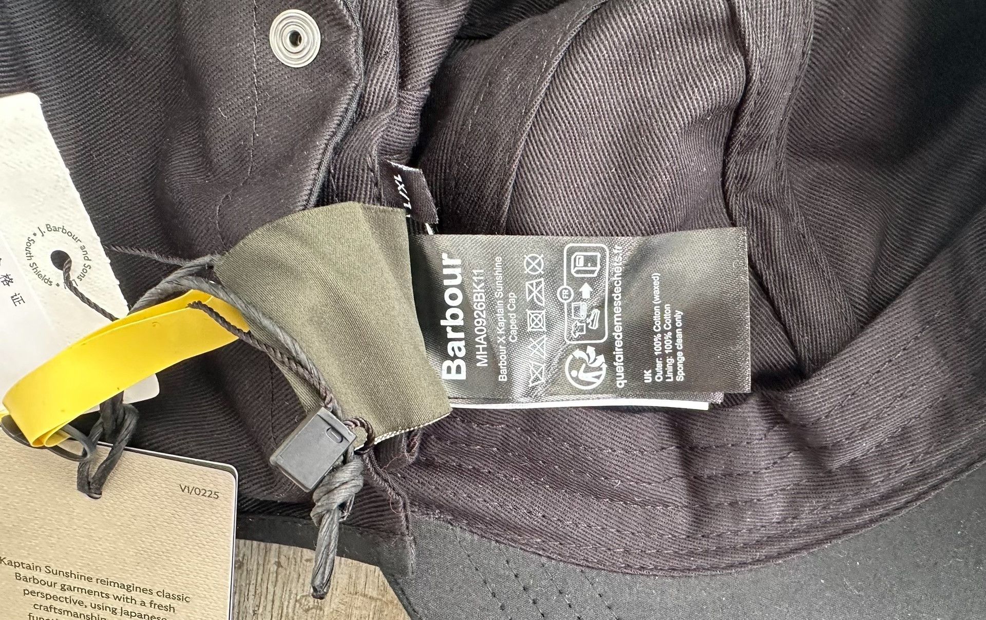 Kaptain Sunshine Kaptain Sunshine x Barbour Caped Cap Size ONE SIZE - 4 Thumbnail