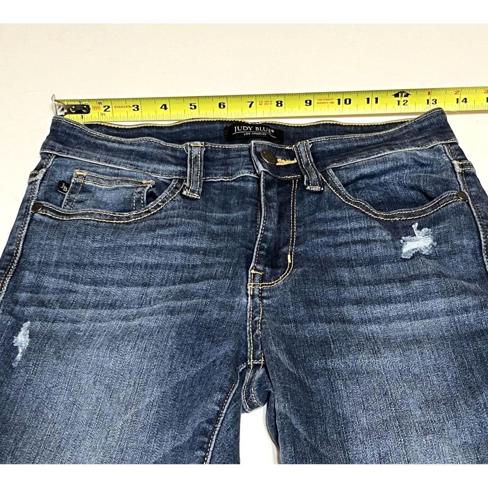 Denime Judy Blue Jeans Relaxed Fit Distressed 5-Pocket Denim Straight Size 26" / US 2 / IT 38 - 3 Thumbnail