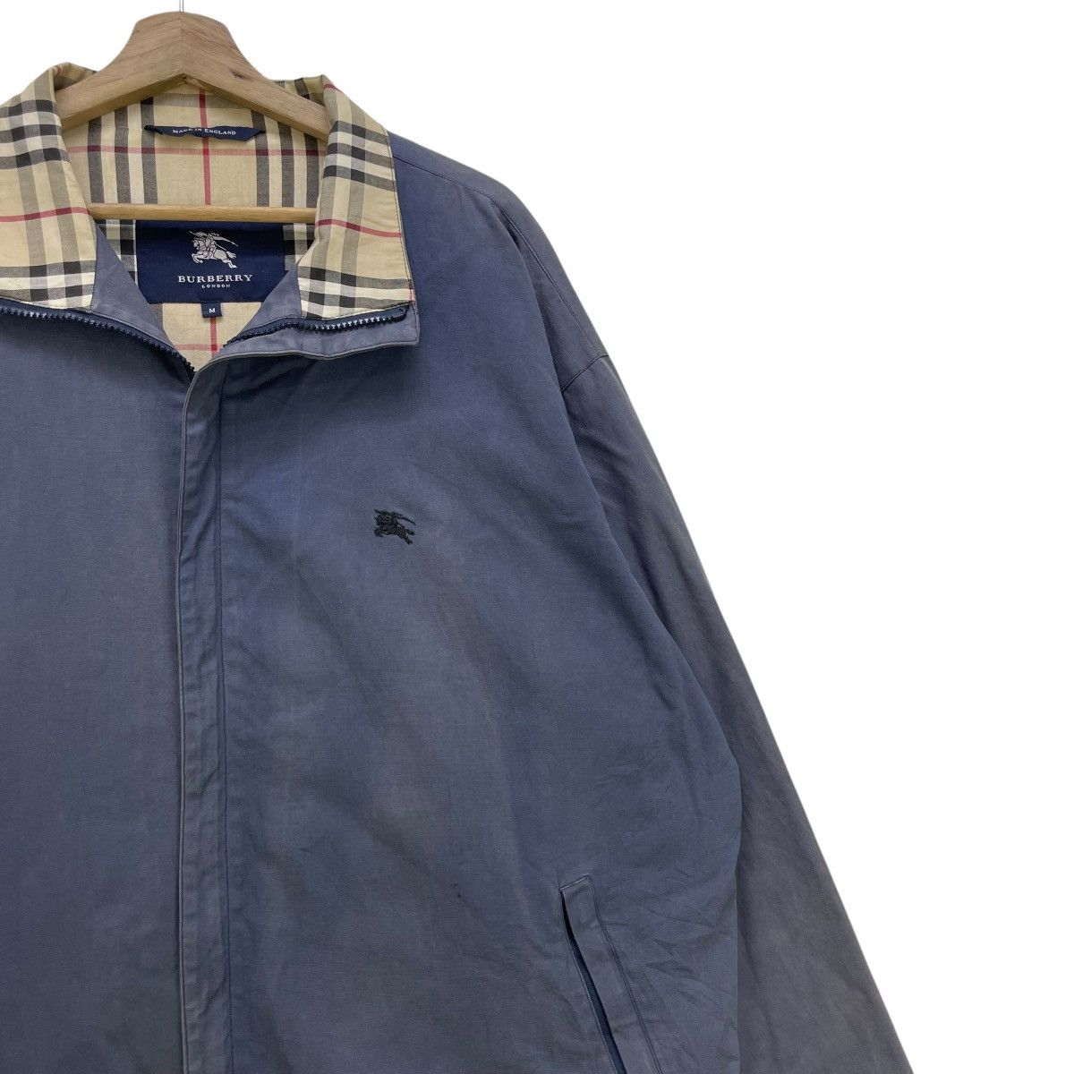 Burberry × Vintage 💥Vintage Burberrys London Nova Check Bomber Jacket Made In Size US M / EU 48-50 / 2 - 5 Thumbnail
