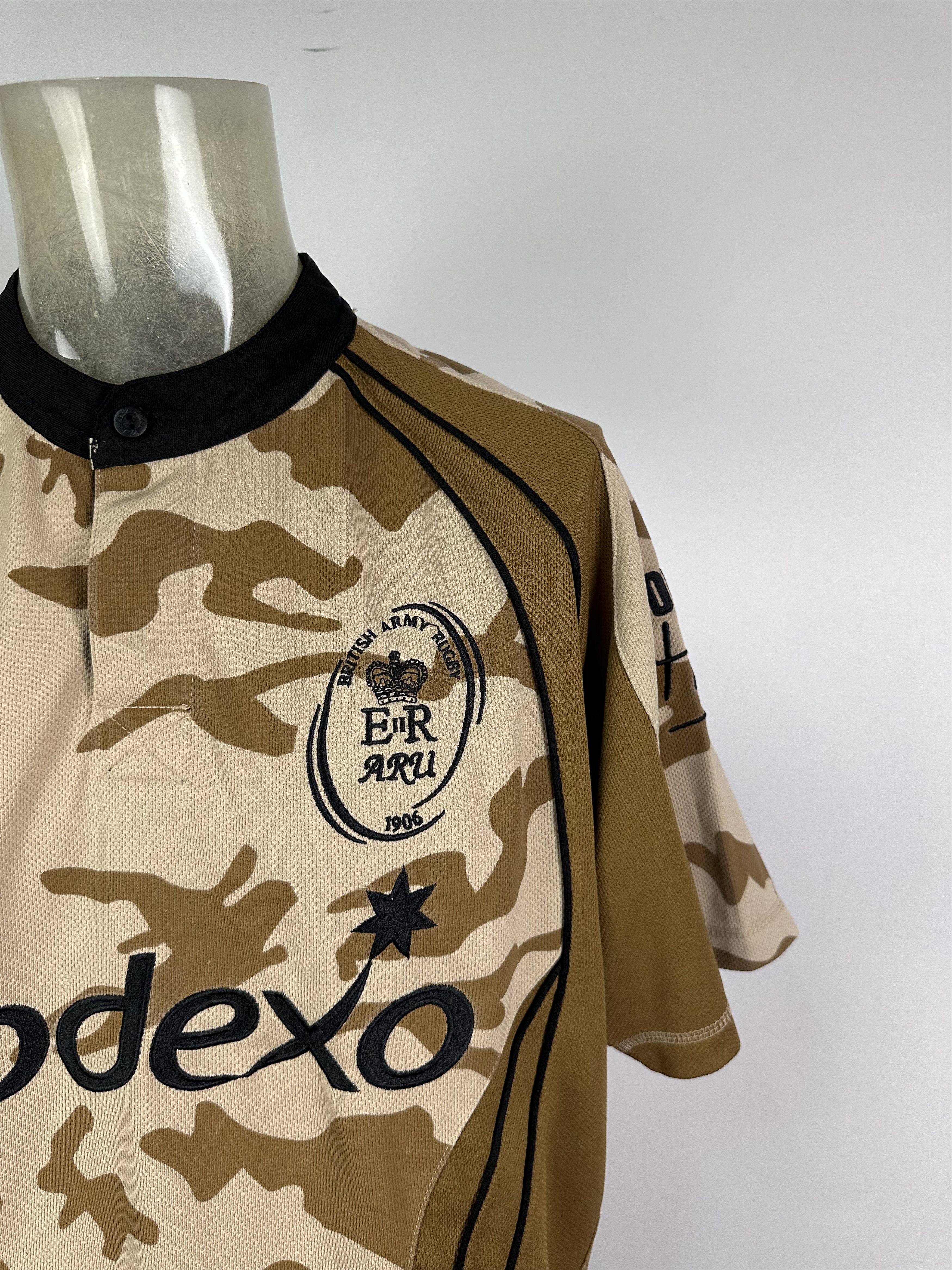 Other BRITISH ARMY RUGBY CAMOUFLAGE JERSEY SHIRT KOOGA SIZE L MENS Size US L / EU 52-54 / 3 - 2 Thumbnail