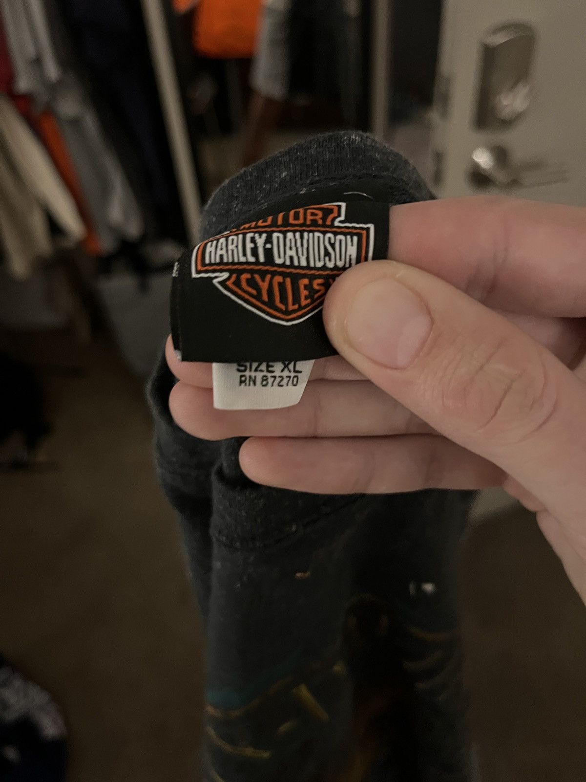 Harley Davidson Vintage Harley Davidson Seattle Skull Tee Size US XL / EU 56 / 4 - 5 Thumbnail