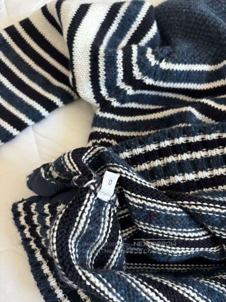 Thom Browne Thom Browne Blue ocean striped sweater Size US S / EU 44-46 / 1 - 4 Thumbnail
