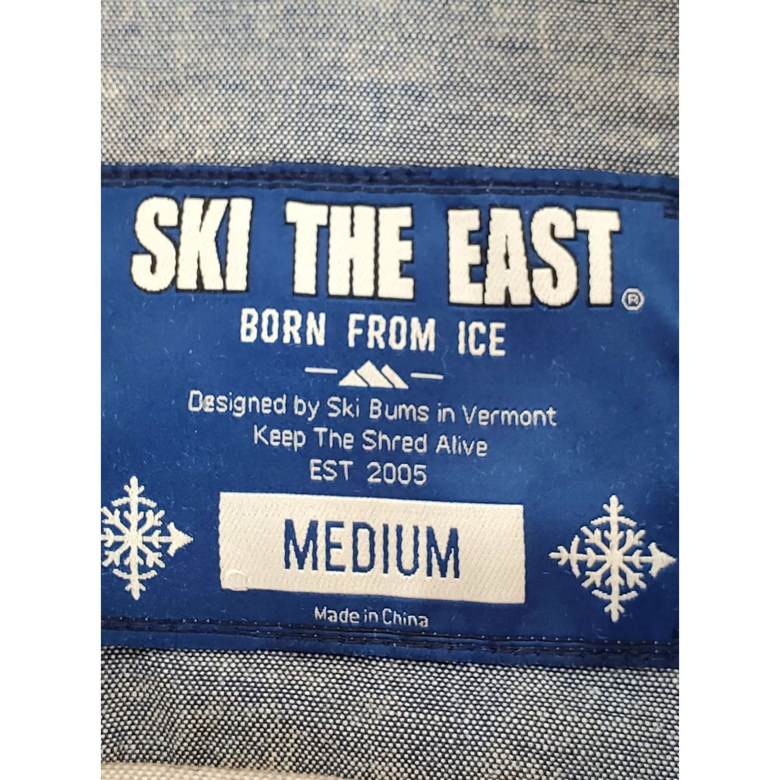 Vintage Ski The East Gray Blue Oxford Shirt Long Sleeve Button-Up Men's Size M Polka Dot Skier Daffy Size US M / EU 48-50 / 2 - 6 Thumbnail