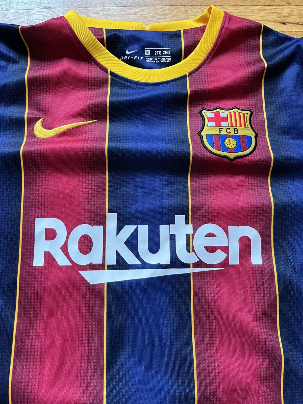 Nike 2017/2018 Barcelona Home #10 Leo Messi Size US XXL / EU 58 / 5 - 3 Thumbnail