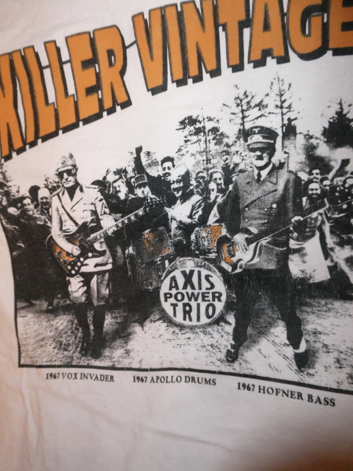 Band Tees × Vintage "Axis Power Trio" killer vintage funny tee Size US L / EU 52-54 / 3 - 1 Thumbnail