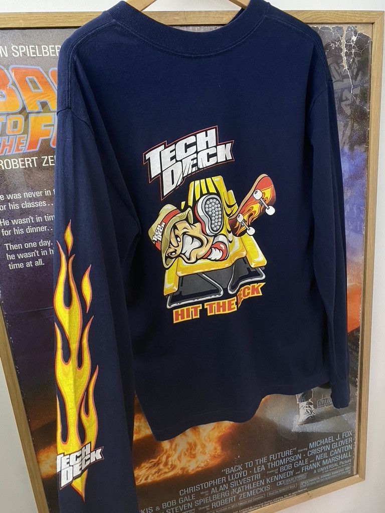 Vintage Y2K Vintage Tech Deck Dudes Park Bench Long Sleeve Size US M / EU 48-50 / 2 - 7 Thumbnail