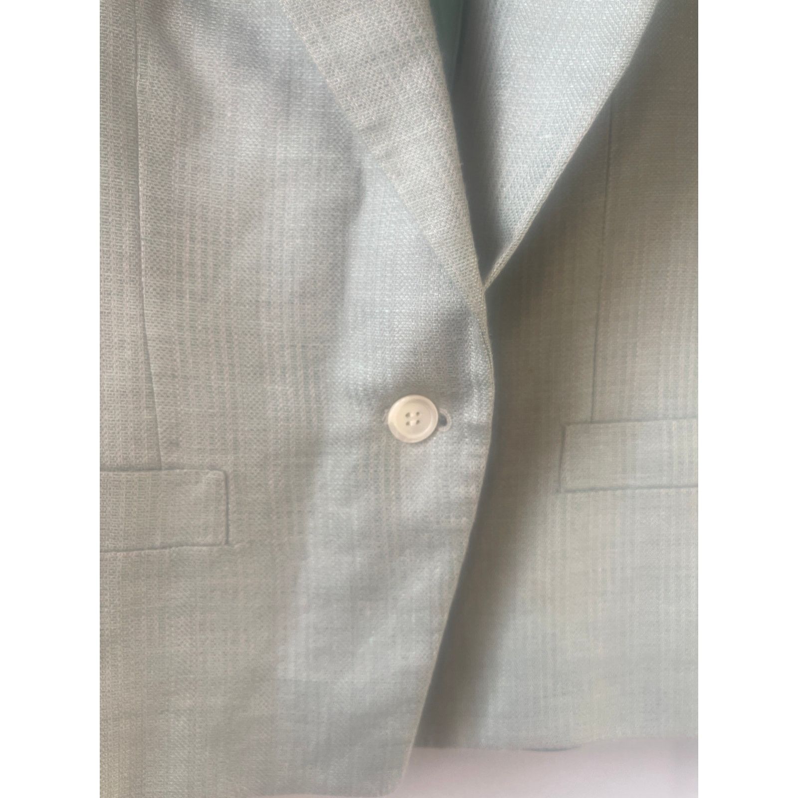 Vintage Streets & Co Vintage Classic Light Green Suit Jacket Blazer Size XL / US 12-14 / IT 48-50 - 3 Thumbnail