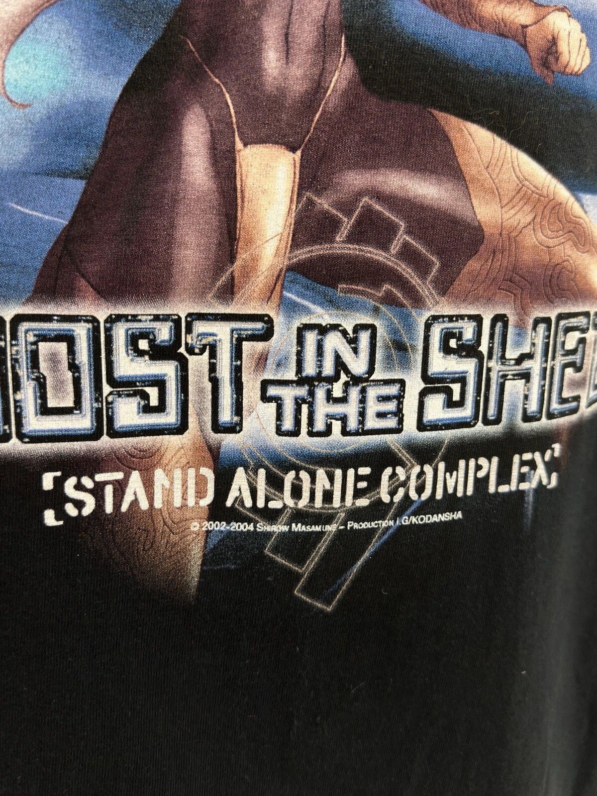 Fruit Of The Loom Vintage 2000s Ghost in the Shell Stand Alone Anime Y2K Shirt Size US XL / EU 56 / 4 - 10 Thumbnail