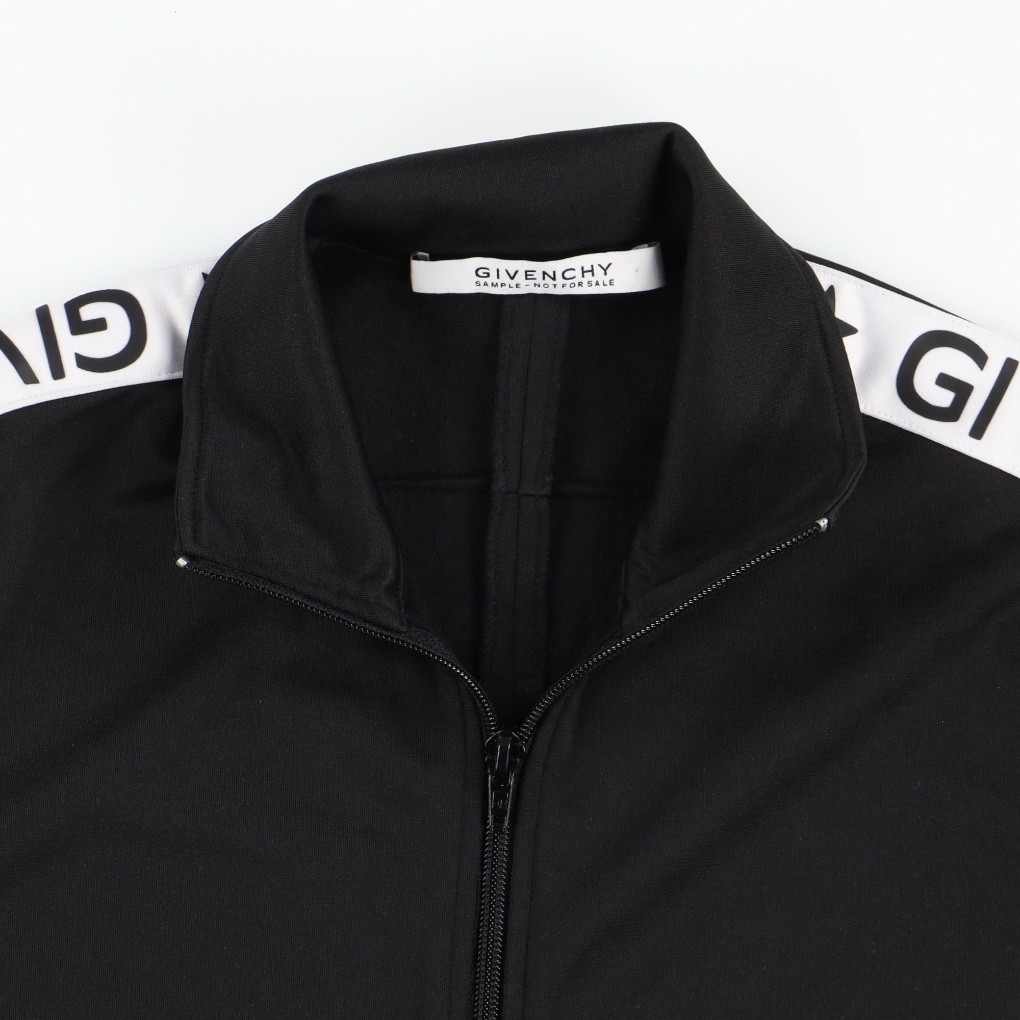 Givenchy 1 of 1 Black Logo Stripe Zipped Jumpsuit Size XS / US 0-2 / IT 36-38 - 4 Thumbnail