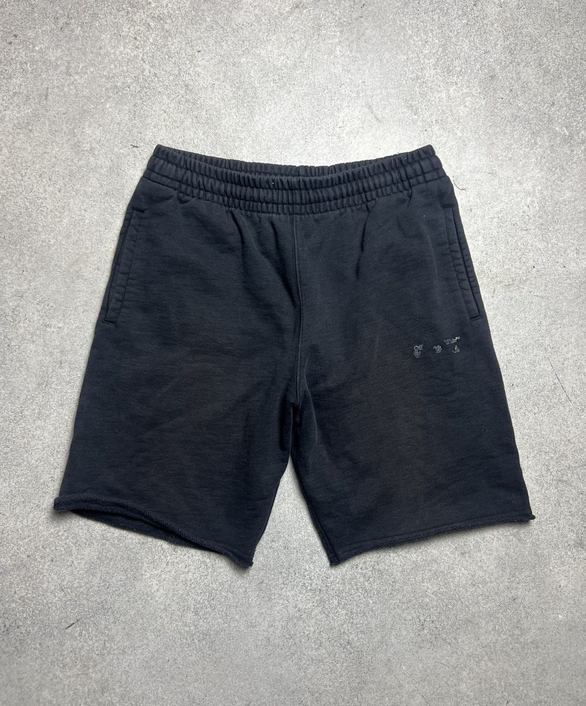 Off-White Off White Shorts Luxury Mens Size M Black Size US 32 / EU 48 - 2 Thumbnail