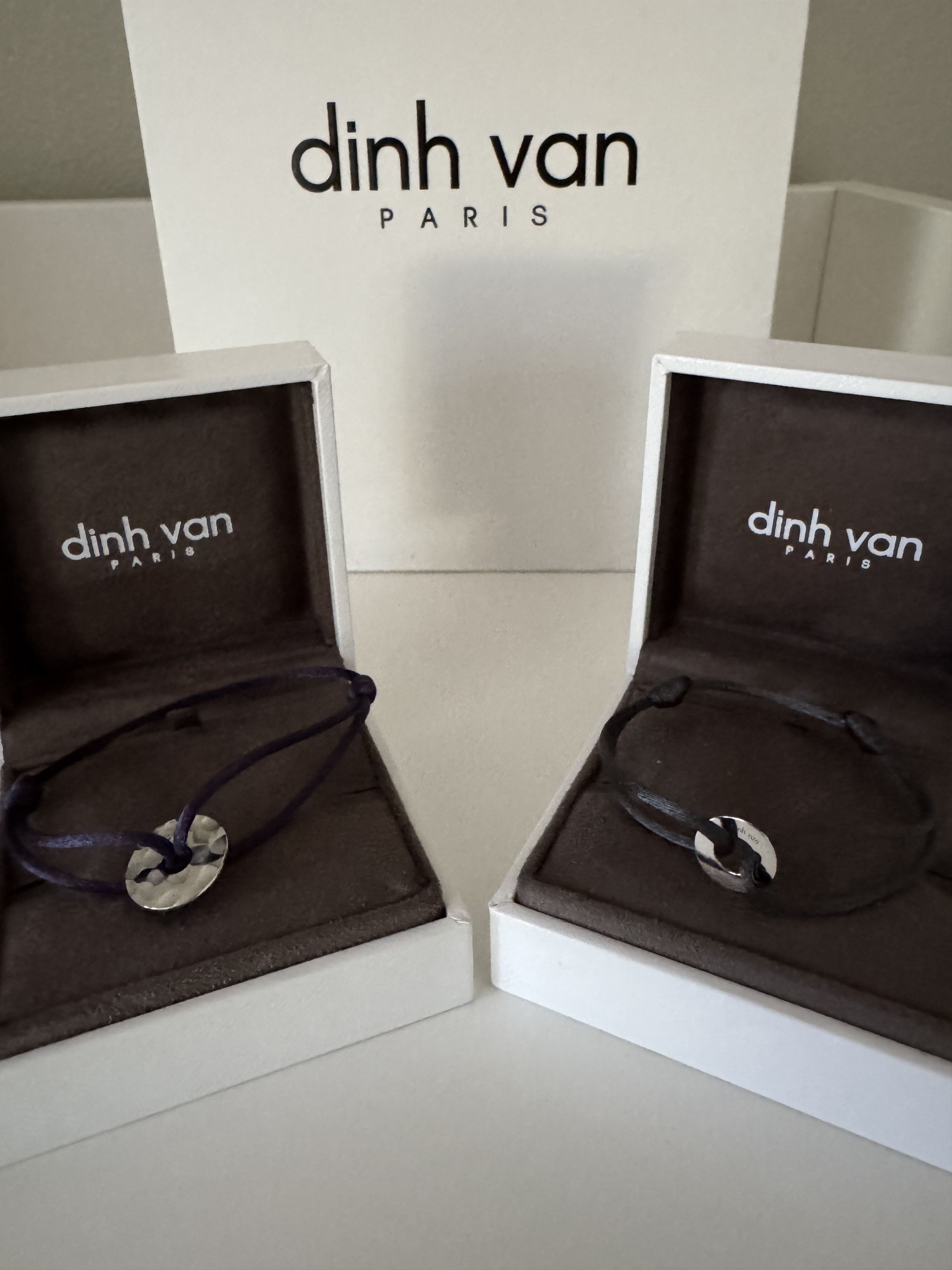 Other Dinh Van - Set of 2 Satin Cord Bracelets - New Size ONE SIZE - 1 Thumbnail