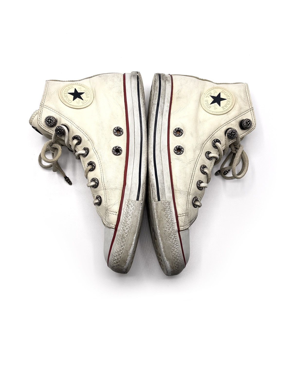 A&G Rock A&G .925 Silver Converse All Star Cross Patch Sneakers Size US 8 / EU 41 - 4 Thumbnail