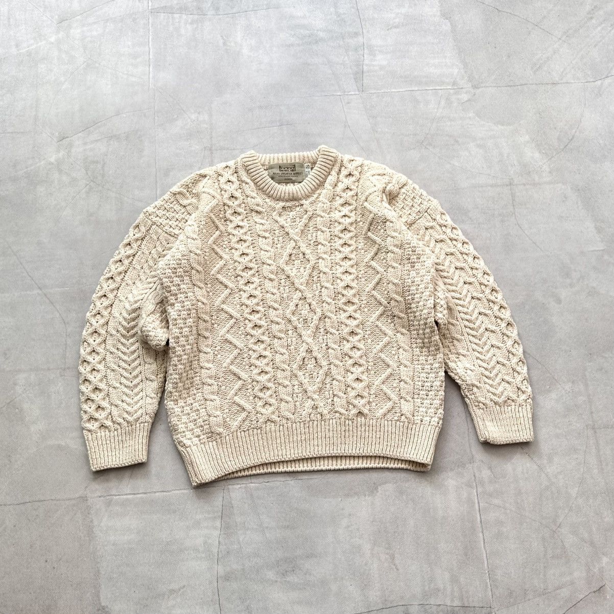 Aran Sweater Market Aran Sweater Market Irish Cable Knit Wool Sweater L.L Bean Size US S / EU 44-46 / 1 - 1 Thumbnail