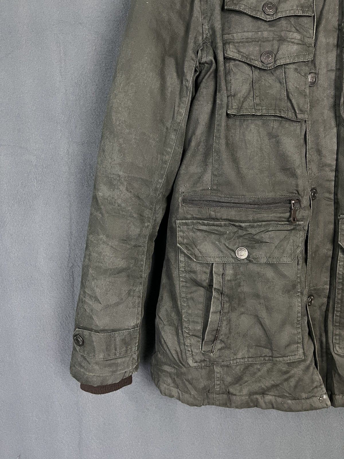 14th Addiction In The Attic Military Bondage Bono Jacket Tactical Biker Size US S / EU 44-46 / 1 - 4 Thumbnail
