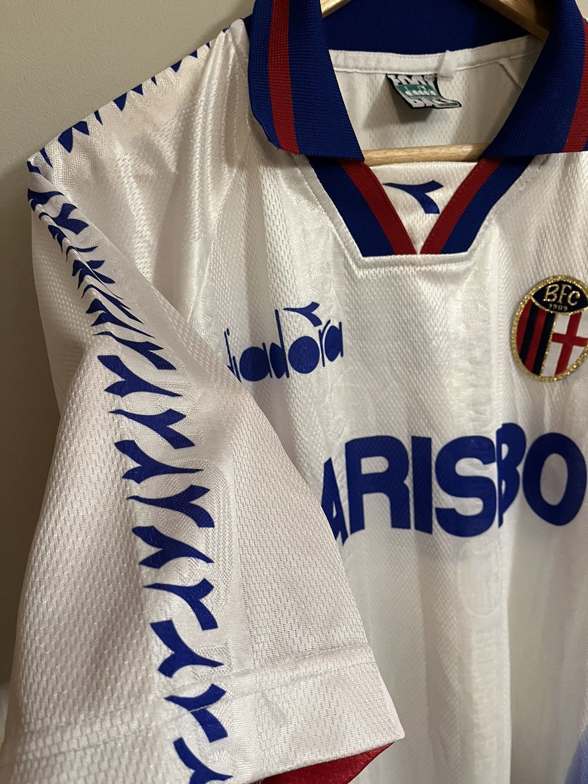 Diadora Vintage Diadora 🇮🇹 Bologna 1996-97 italy football italian kit Size US XL / EU 56 / 4 - 4 Thumbnail