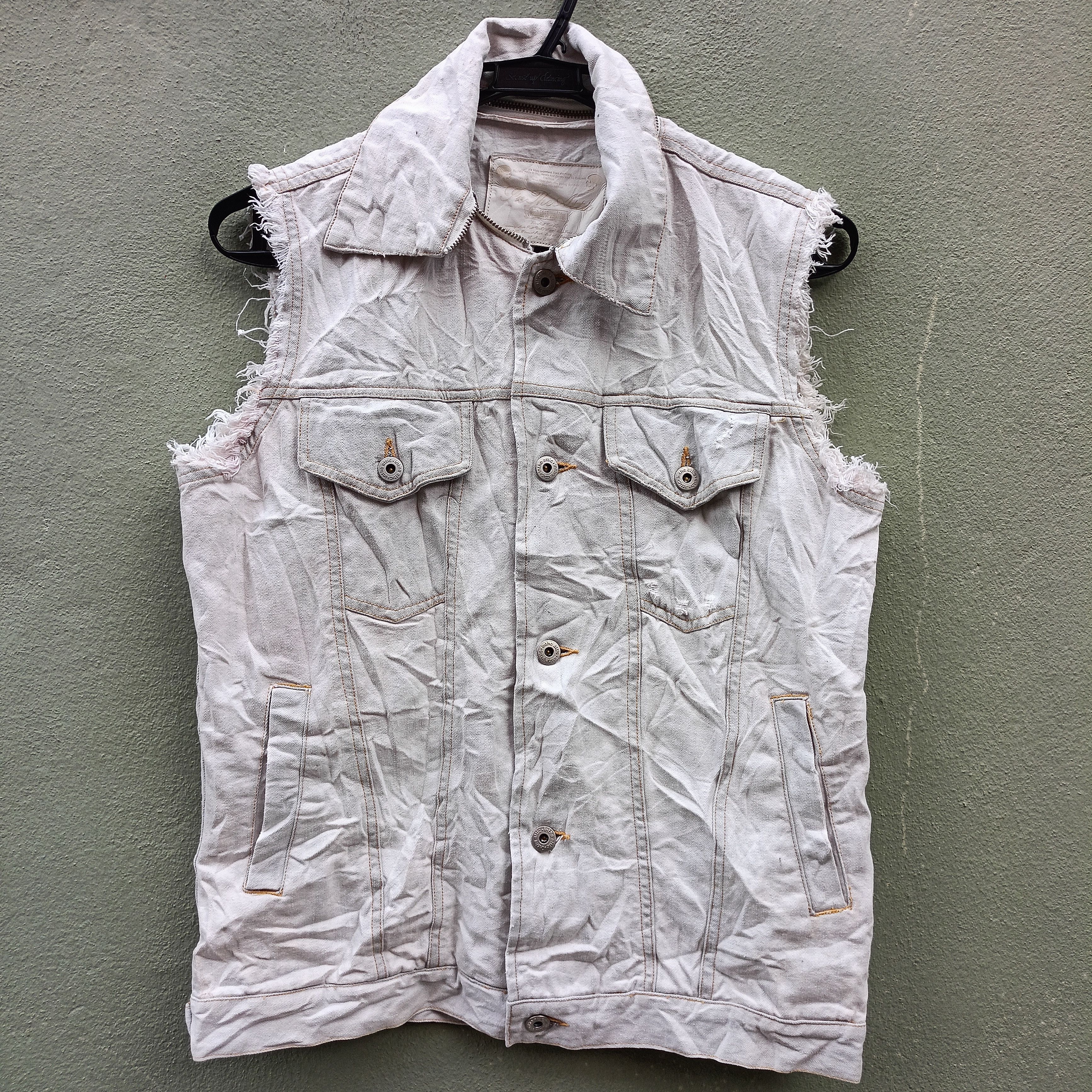 In The Attic In the Attic Denim Vest Size US M / EU 48-50 / 2 - 1 Thumbnail