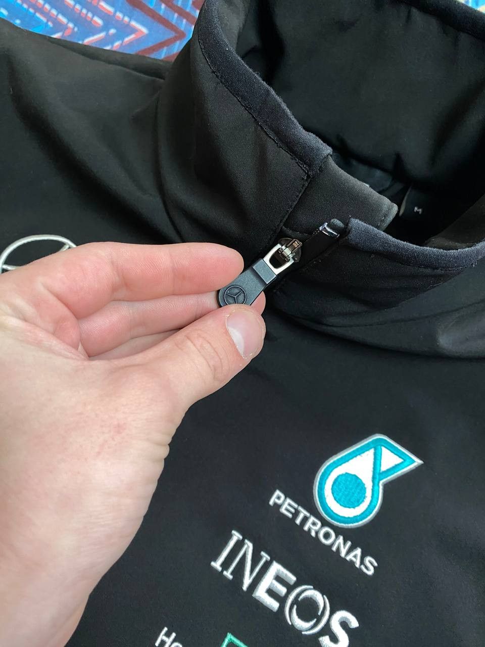 Other AMG Petronas France Racing SoftShell Black Jacket Size US M / EU 48-50 / 2 - 5 Thumbnail