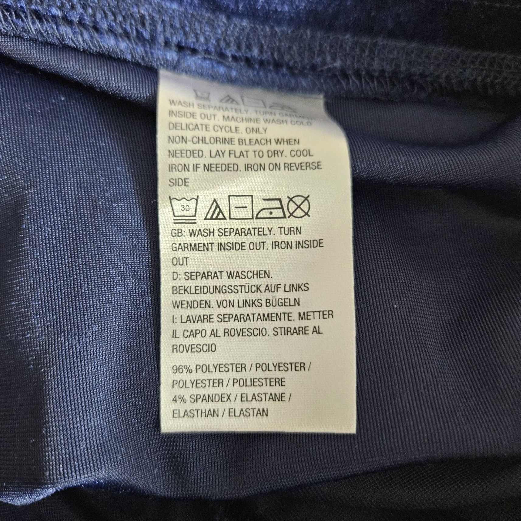 Quacker Factory Quacker Factory Womens Velvet Pants 2X Blue Pull On Pockets High Rise Size 40" / US 18 - 7 Thumbnail