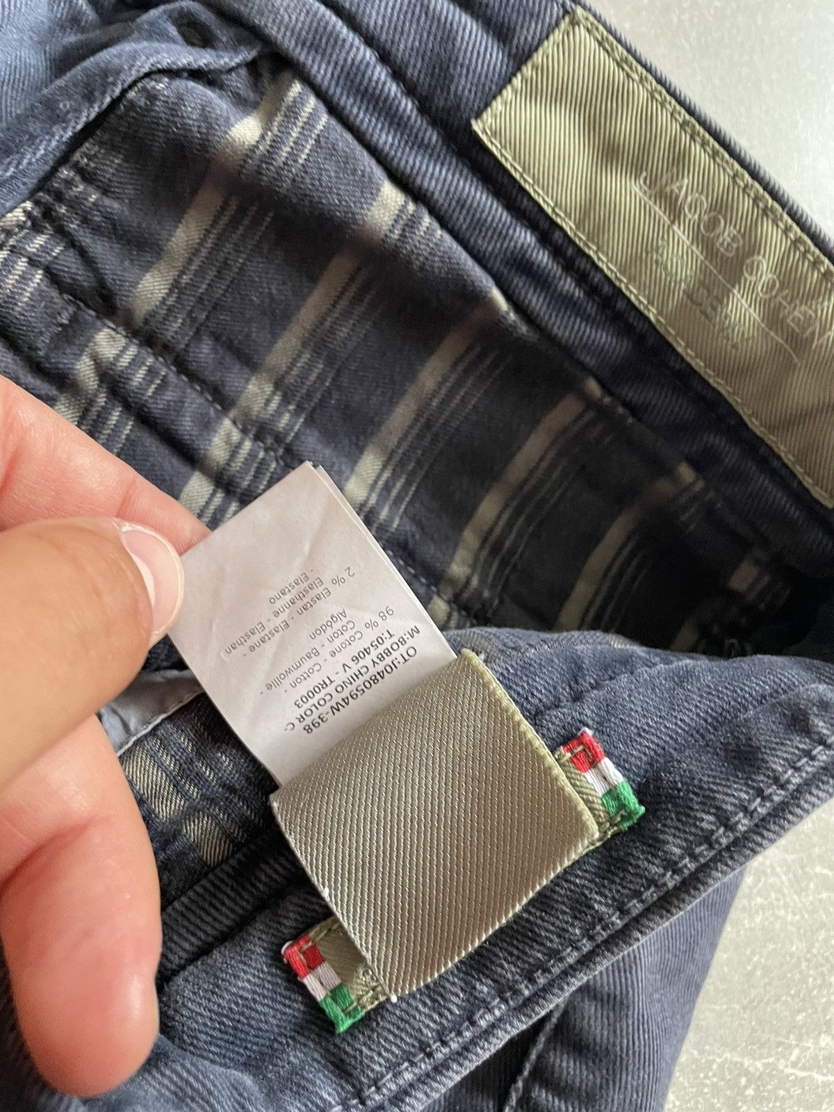 Jacob Cohen Jacob Cohen Academy Lead Comfort Vintage Chino Pants joggers Size US 34 / EU 50 - 8 Thumbnail