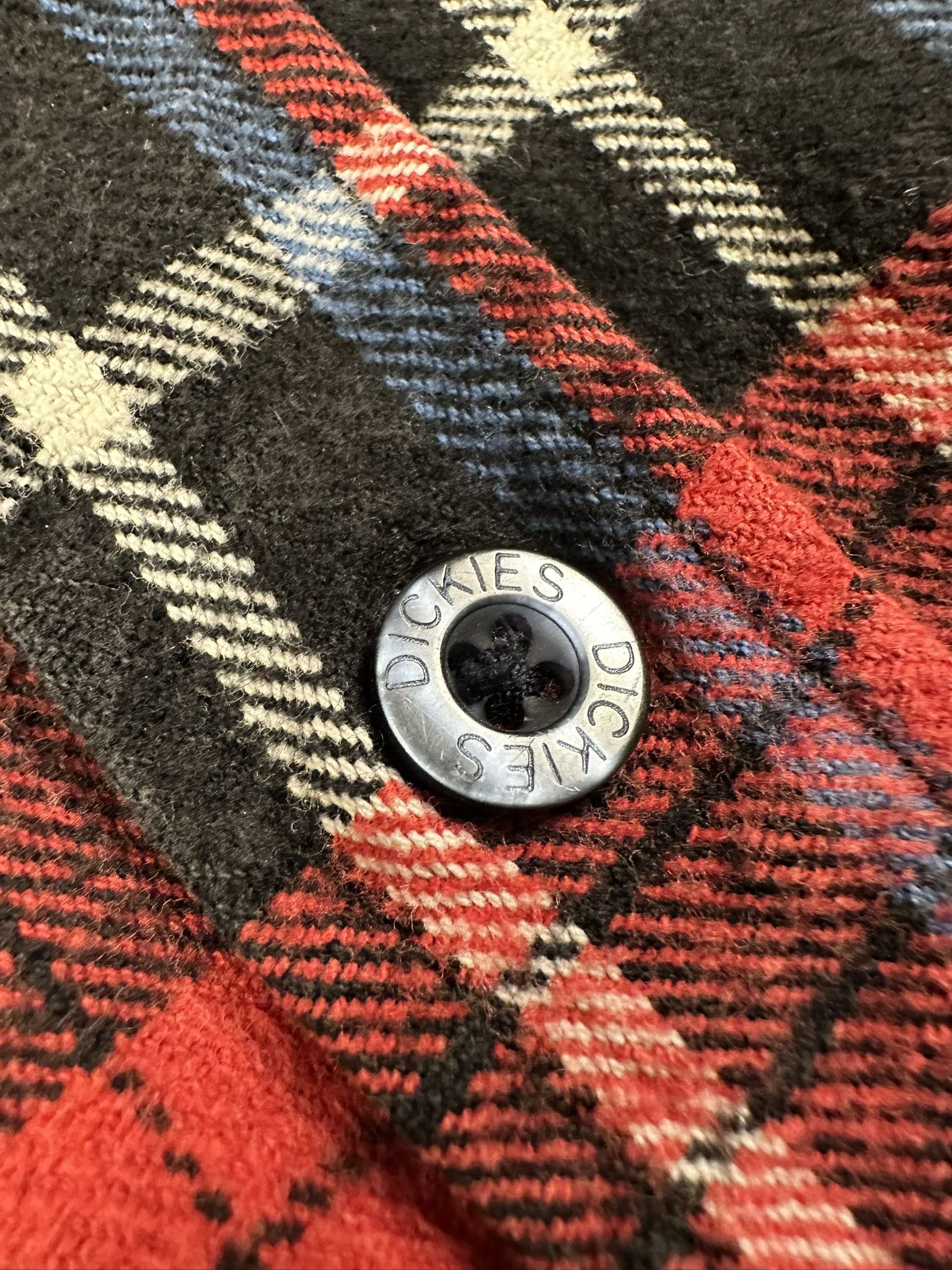 Dickies Vintage Y2k Dickies Flannel Checked Button Up Shirt Size US S / EU 44-46 / 1 - 15 Thumbnail