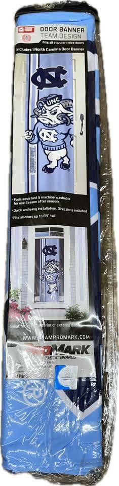 Designer Carolina Tar Heels UNC Door Banner NCAA Size ONE SIZE - 4 Thumbnail