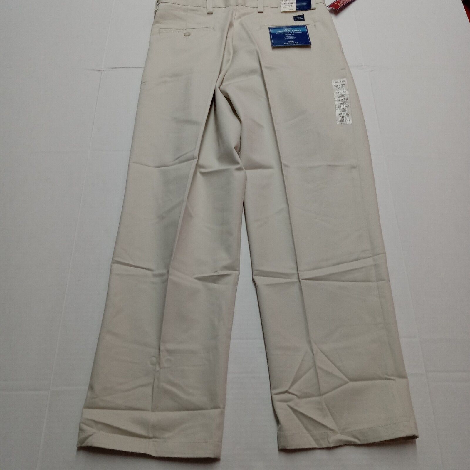 Dockers Dockers Khakis Original Men's 32x30 Beige Pleat Classic Fit Size US 32 / EU 48 - 6 Thumbnail