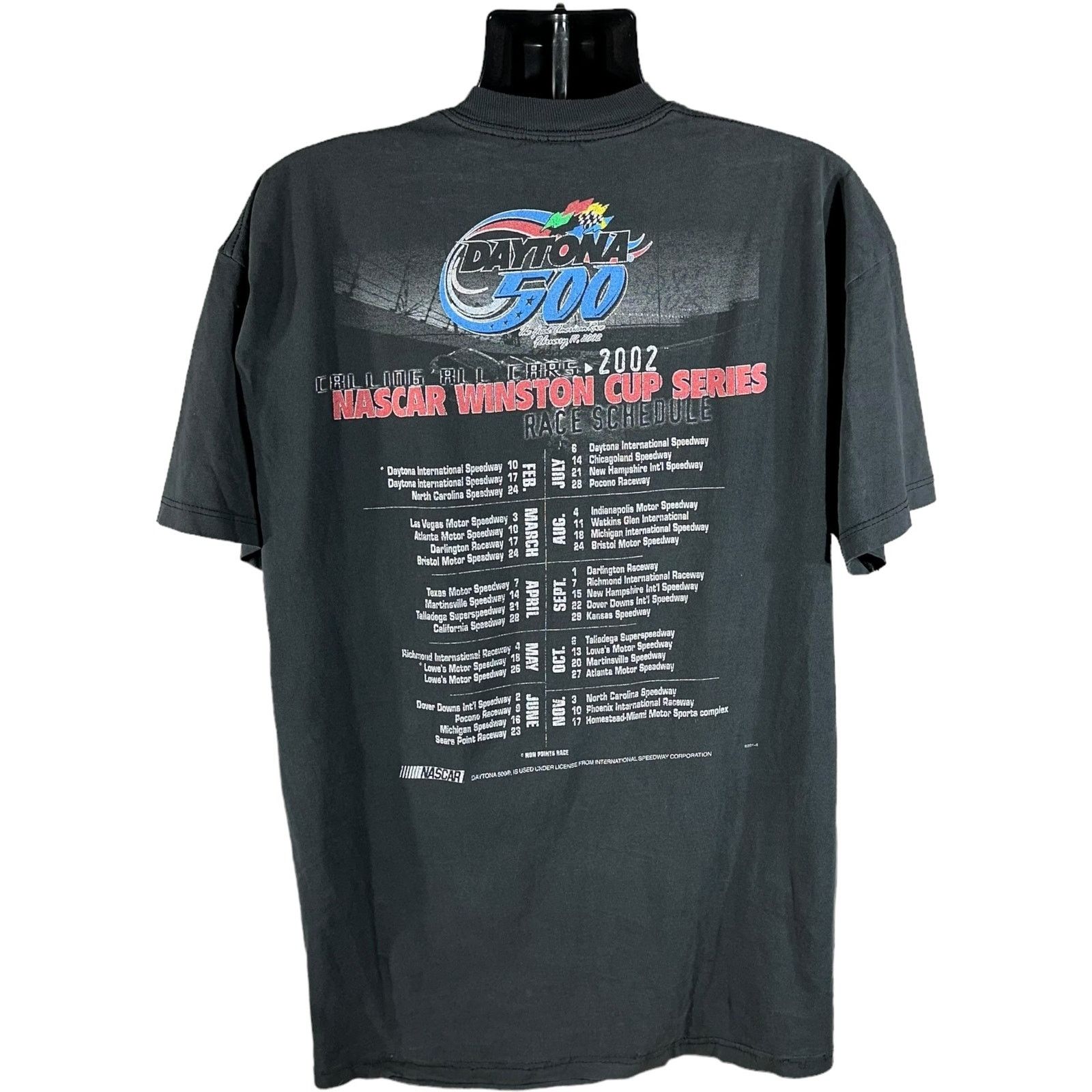 Vintage Vintage Nascar Daytona 500 Winston Cup Tee Size US XL / EU 56 / 4 - 3 Thumbnail