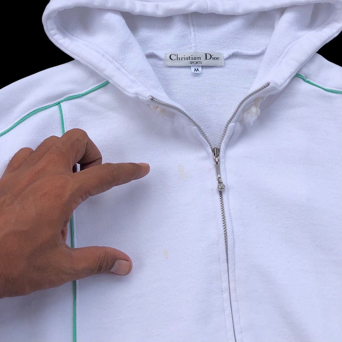 Christian Dior Monsieur Christian Dior Sport Embroidery Logo Hoodie ZipperSweatshirt Size M / US 6-8 / IT 42-44 - 14 Thumbnail