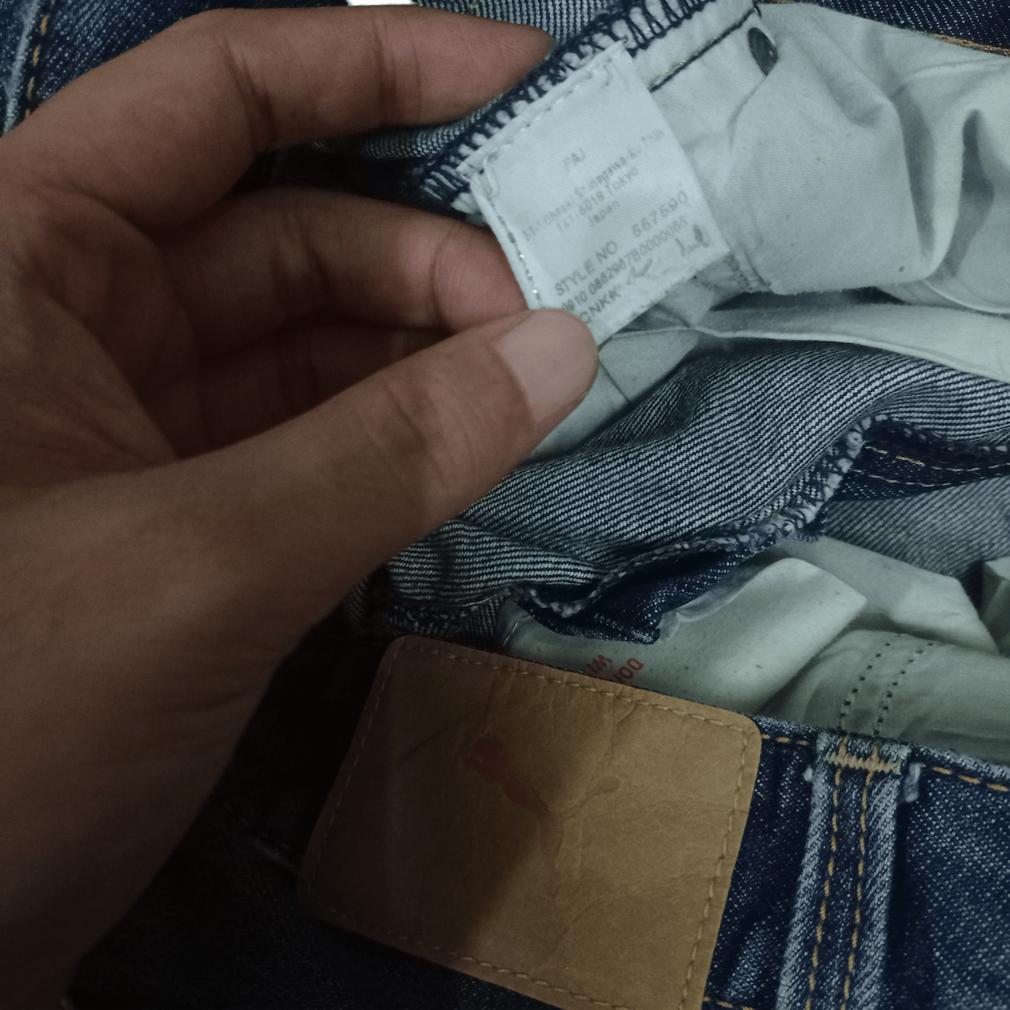 Puma Vintage Puma Blue Wash Rip Destroyed Style Jeans 29x31 Size US 29 - 10 Thumbnail