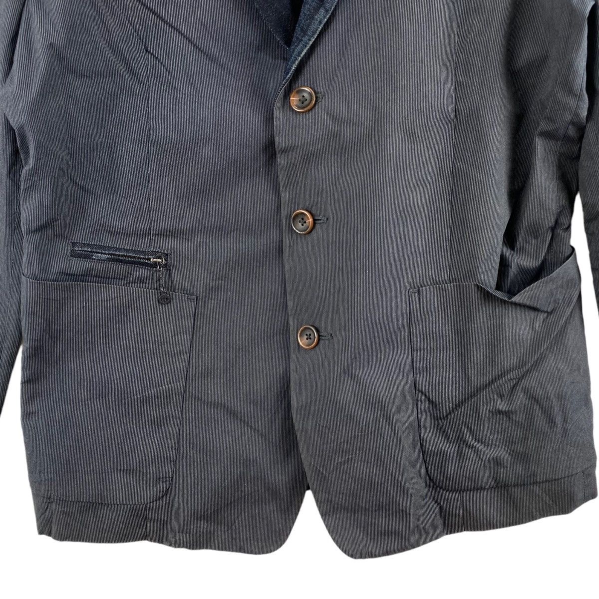 Diesel Vintage DIESEL INDUSTRY Denim Division Blazer Jeans Coat Size US L / EU 52-54 / 3 - 3 Thumbnail