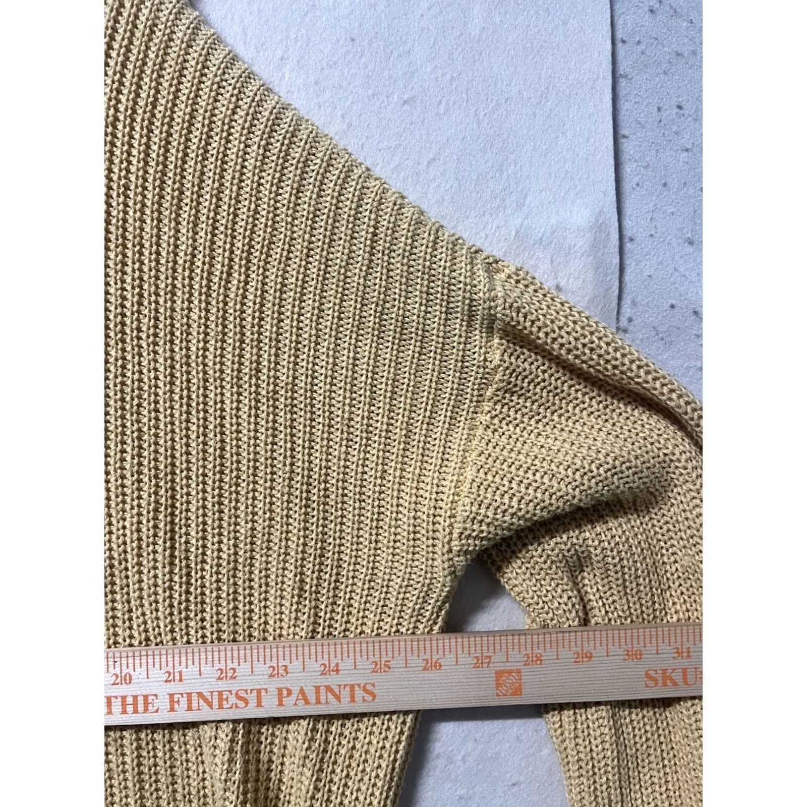 Bdg BDG Knit Long Cardigan Open Front Gold L Women Sweater Cardigan Open Front Flaws See Pic Fall Spring Winter Casual Clothing Size L / US 10 / IT 46 - 3 Thumbnail