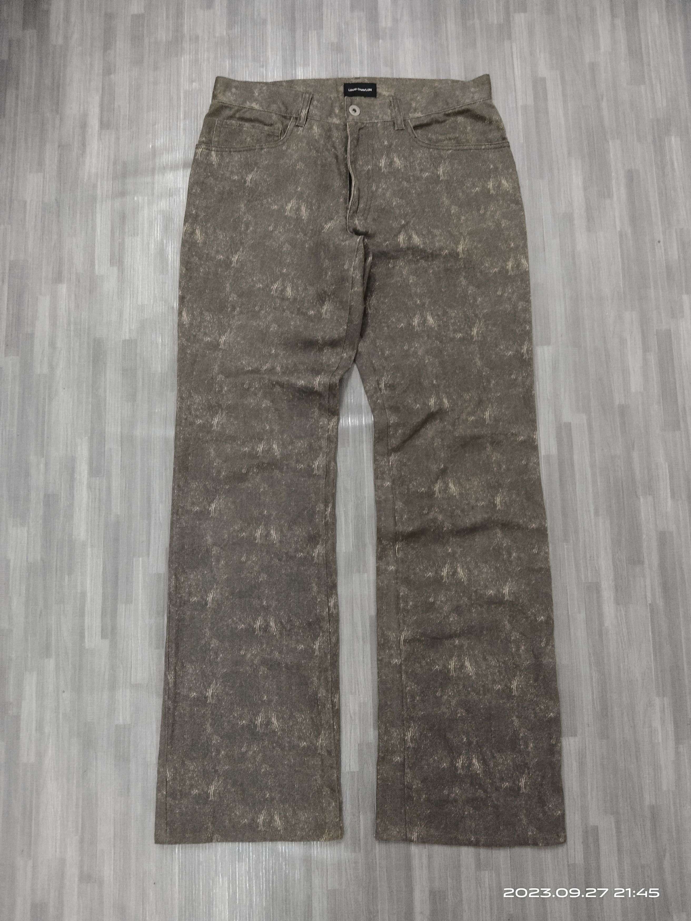 Vintage FLARE SICK LOUIS CHAVLON DENIM PANTS Size US 31 - 2 Thumbnail