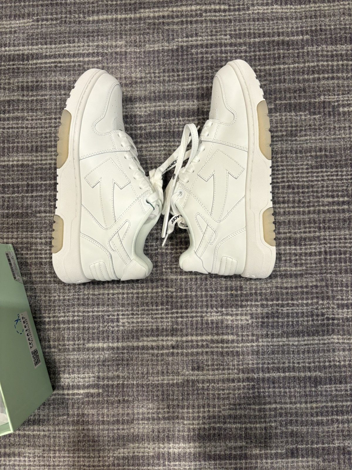 Off-White Off-White Out Of Office Leather Design Sneaker Men’s Size US 7.5 / EU 40-41 - 9 Thumbnail