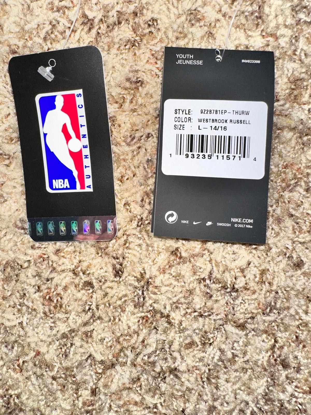 Jordan Brand Jordan Big Kids (Boy’s) Thunder Russell Westbrook 2019 NBA All-Star Game Jersey Size US L / EU 52-54 / 3 - 10 Thumbnail