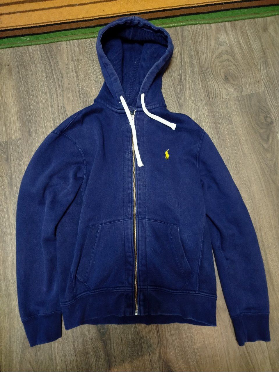 Polo Ralph Lauren × Vintage 90s Ralph Lauren Polo Vintage Zip Hoodie Size US M / EU 48-50 / 2 - 2 Thumbnail