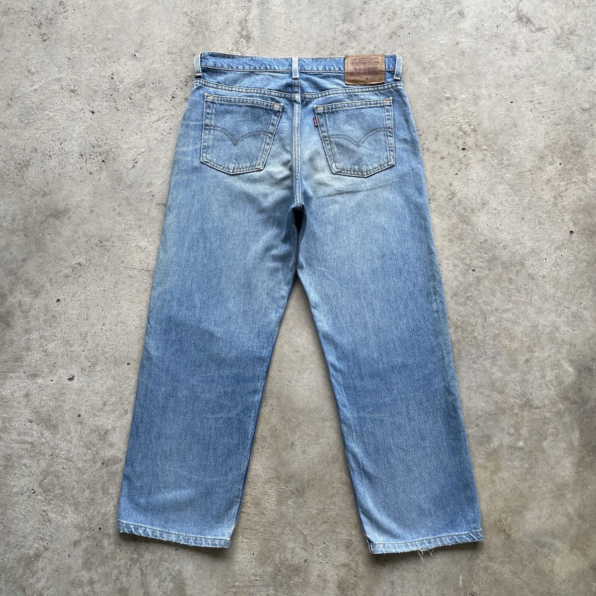 Jean Vintage Levi’s 510 USA Distressed Faded Jeans Pants Denim Size US 33 - 13 Thumbnail