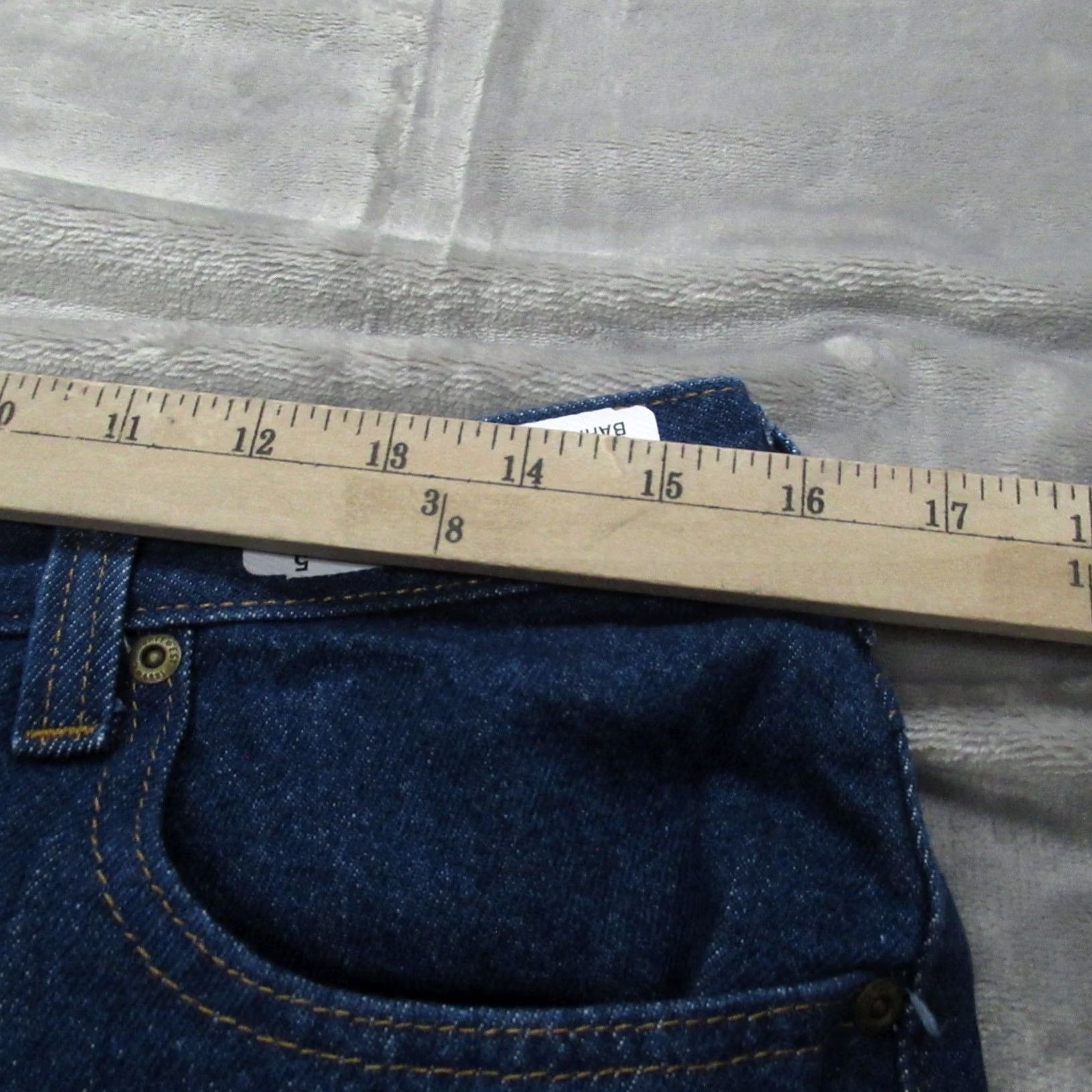Carhartt VINTAGE: Carhartt Work Pants Mens 32x36 Dark Jeans Relaxed Fit Denim Straight Rugged NEW Size US 32 / EU 48 - 7 Thumbnail