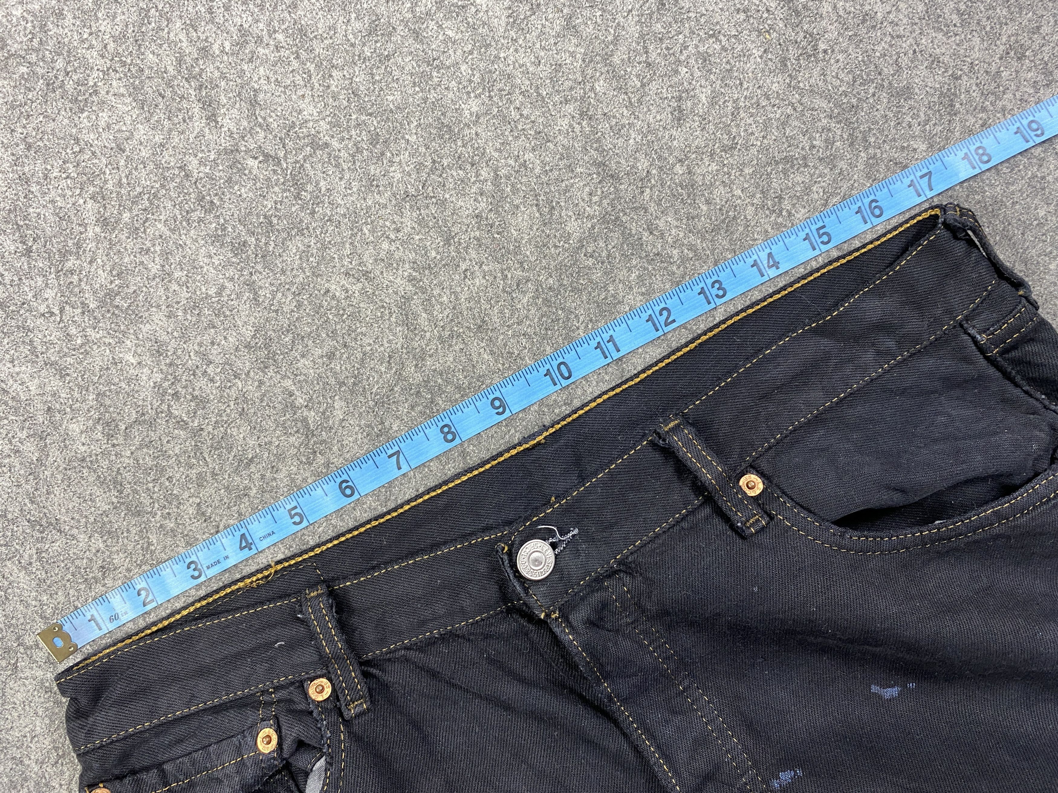 Levi's Black Vintage Levi's 501 Jeans 34x31.5 Denim -JN1649 Size US 34 / EU 50 - 5 Thumbnail
