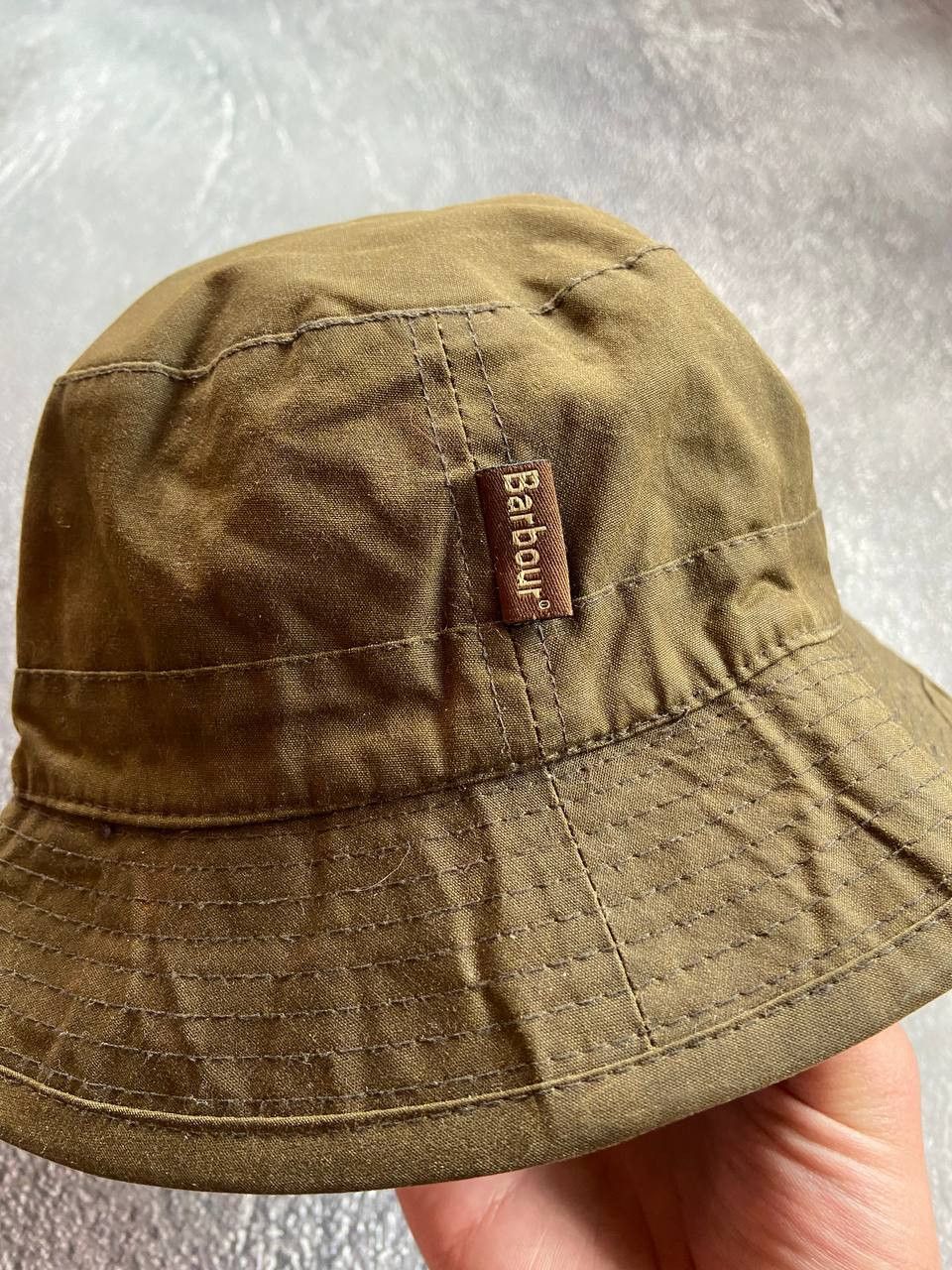 Barbour Vintage Barbour waxed cap hat Size 32 - 3 Thumbnail