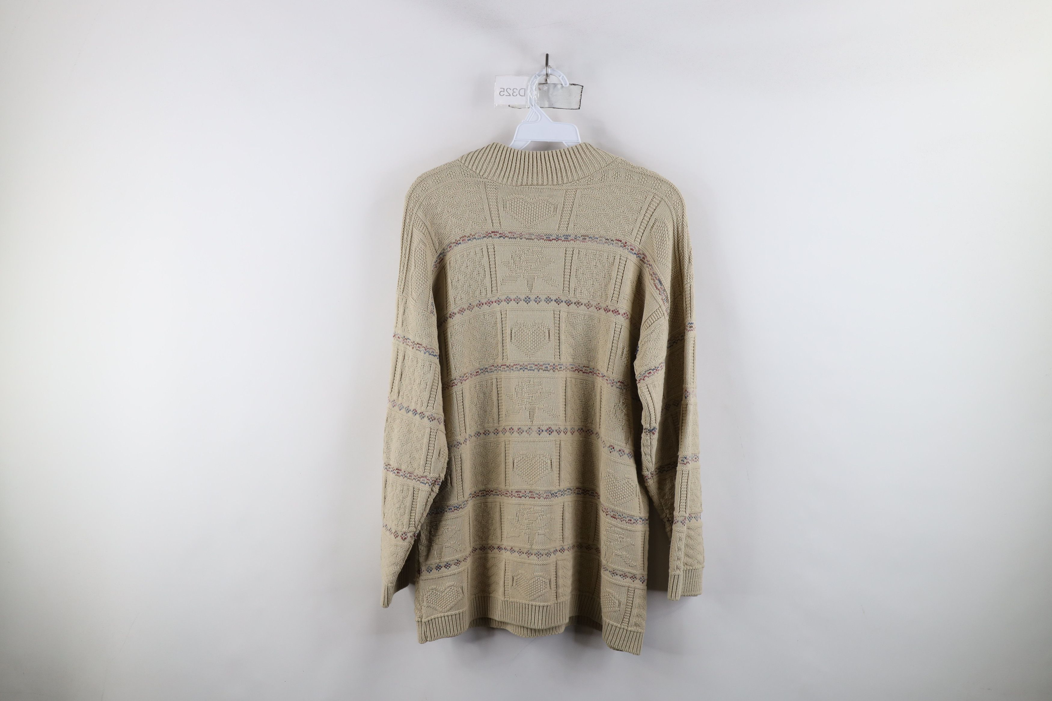 Vintage Vintage 90s Streetwear Heart Flower Knit Tunic Sweater Size S / US 4 / IT 40 - 8 Thumbnail