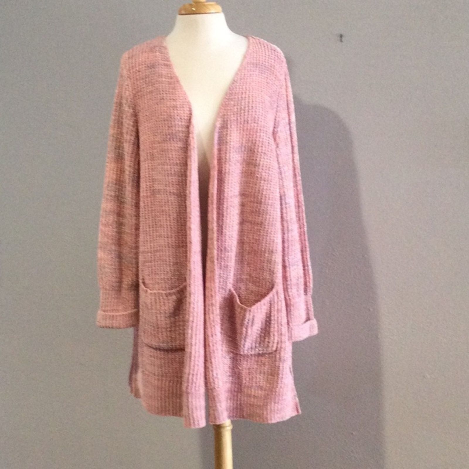 Other Absolutely Famous Rose Knitted Open Front Cardigan 3X NWT Size 3XL / US 20-22 - 1 Thumbnail